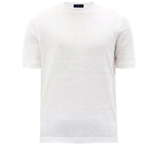 Thom Sweeney linen jersey Top Tshirt medium size